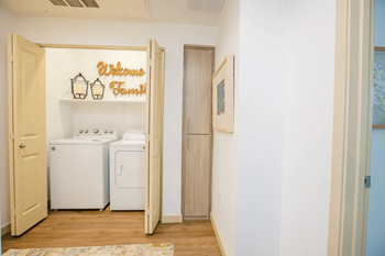 Full-size washer & dryer